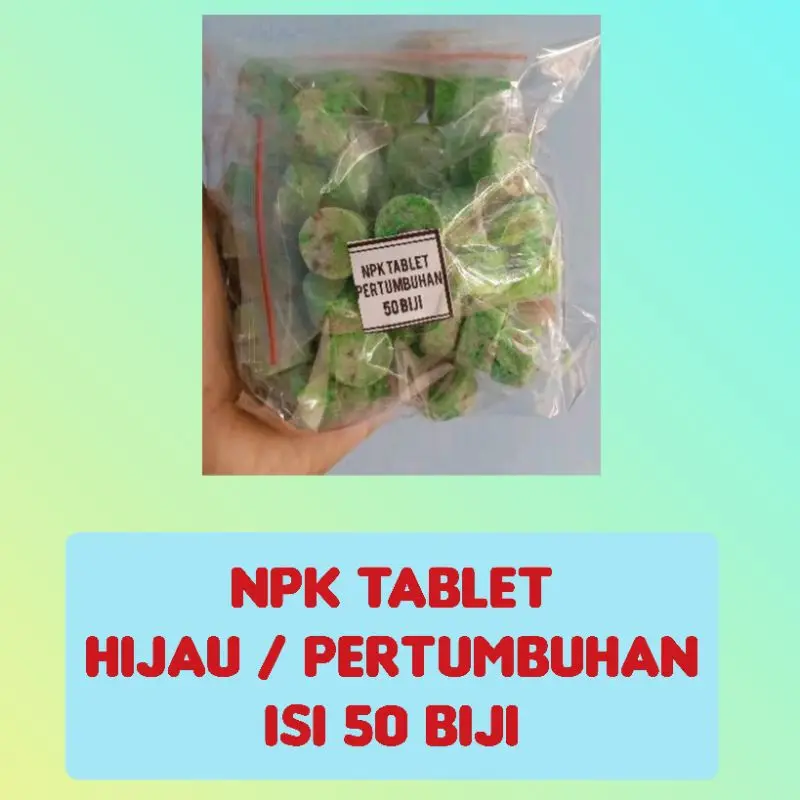 Pupuk npk tablet golden star isi 50 biji 2