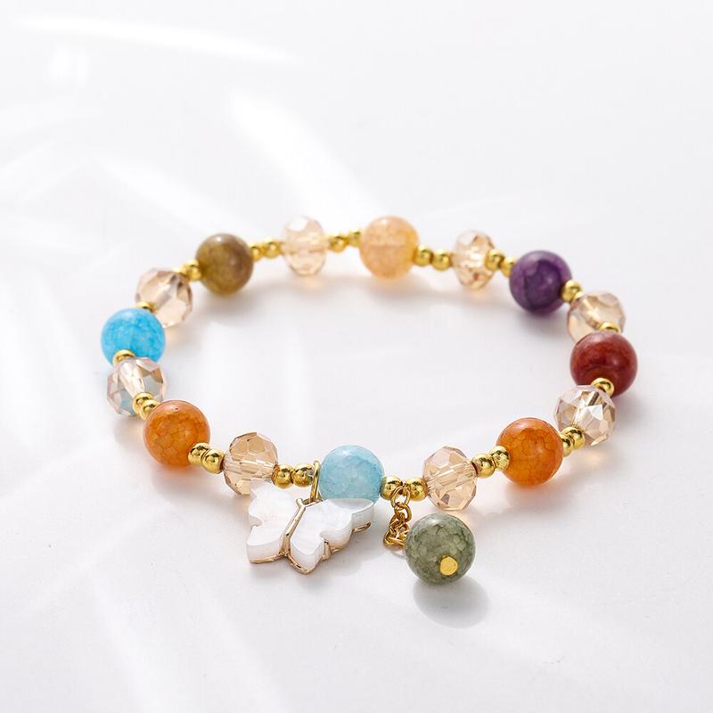 Product Introduction of Vòng Tay Pha Lê Bỏng Ngô Chìa Khóa, St.kunkka, Vòng Tròn Đơn, Thời Trang, Dành Cho Phụ Nữ Và Trẻ Em Gái, Vòng Tay Bướm, Thích Hợp Làm Quà Tặng, 1 Chiếc 21