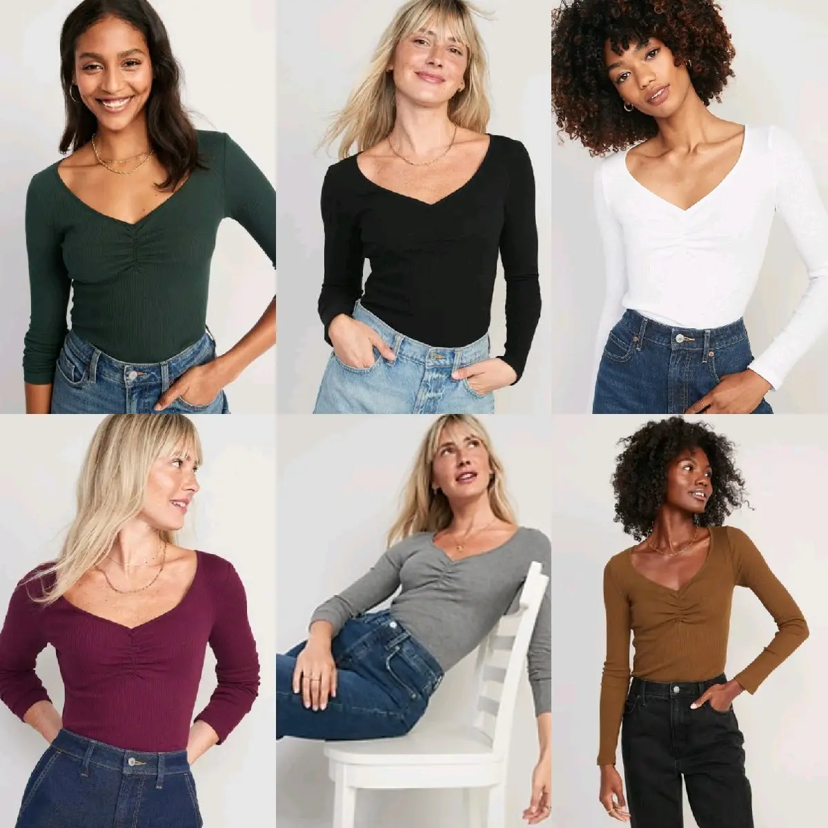 On Cinched Rin Knit Top/atasan wanita bahan katun rajut
