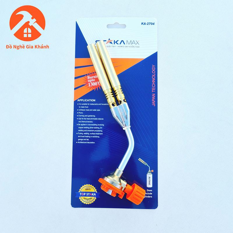 Khò ga đồng cao cấp STAKA chính hãng dùng cho bình gas mini gia đình