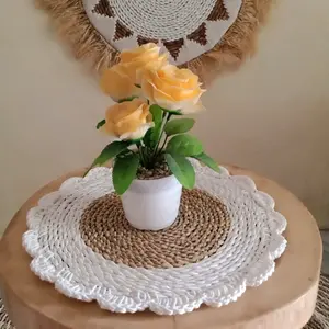 PLACEMAT RENDA/ALAS PIRING/TAPLAK MEJA SEAGRASS/WALLDECOR