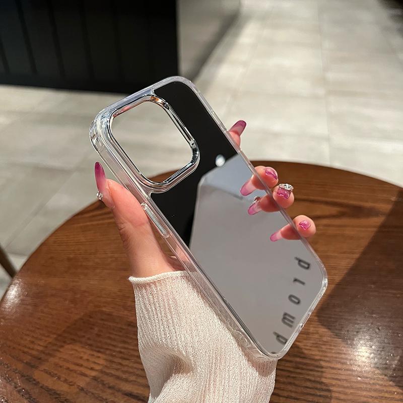 เคสกระจกเงา shockproof Luxury Mirror Hard Case สำหรับ iPhone 11/12/13/14/15 Pro max รุ่น 12PM/13PM/1