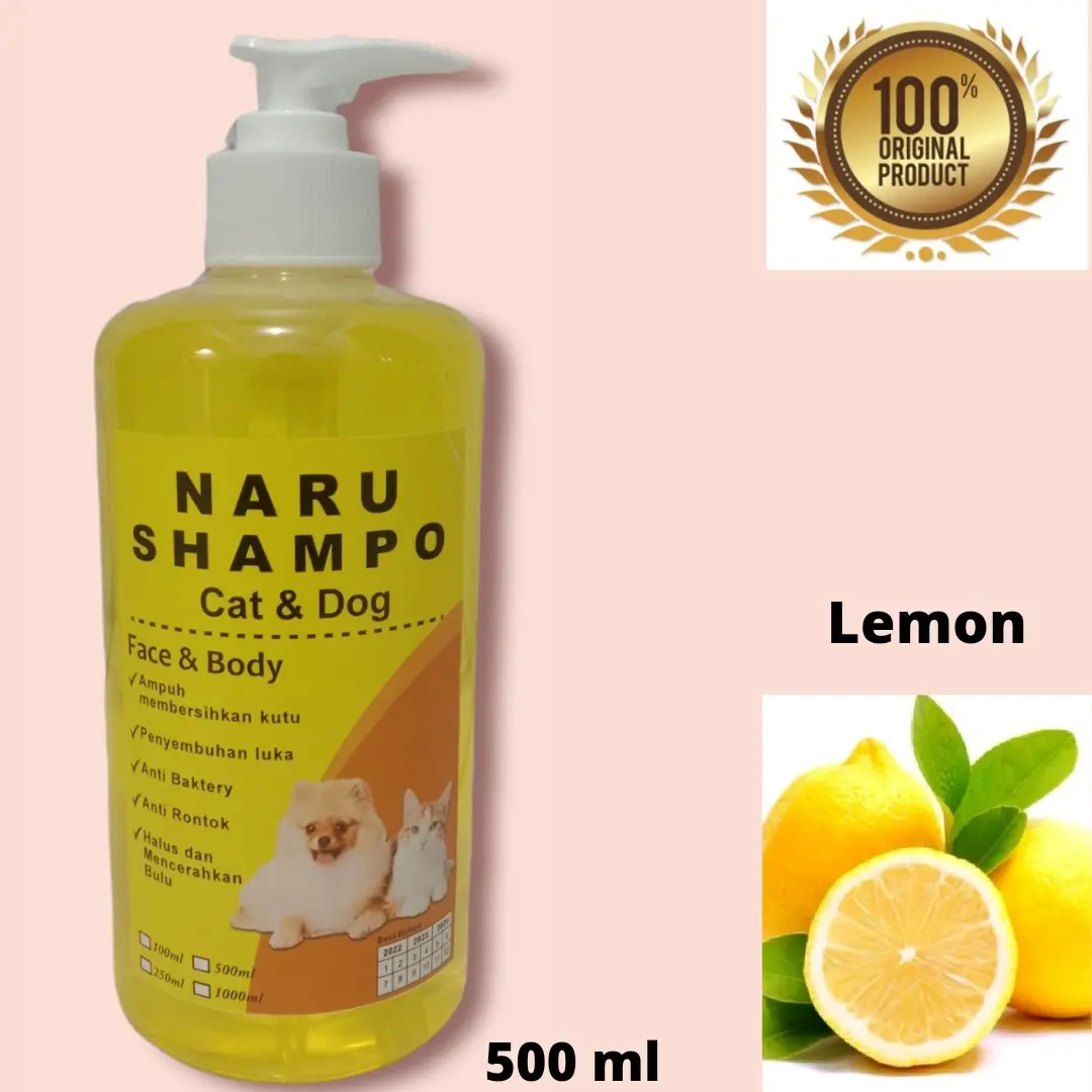 shampoo kucing & anjing anti rontok,anti kutu dan bakteri