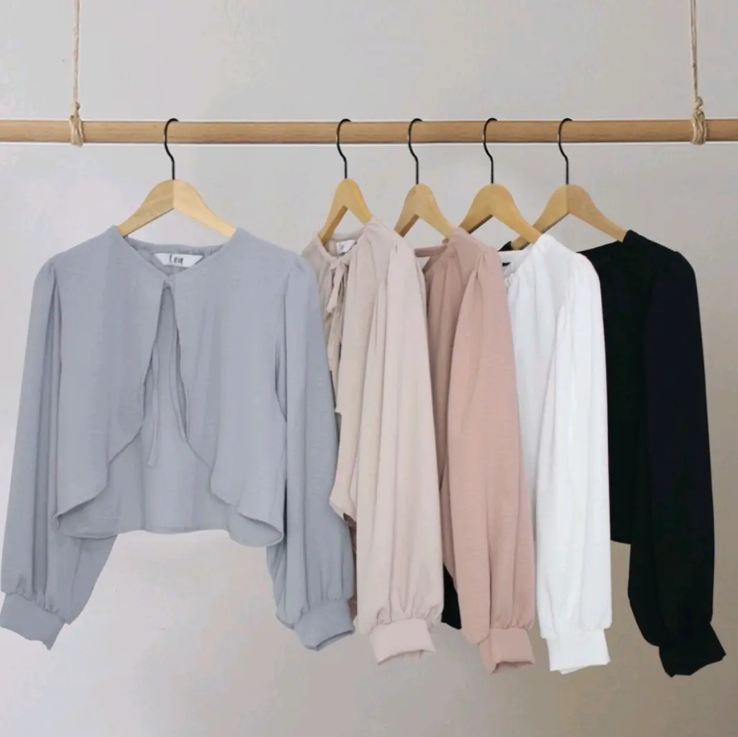 outer/kardigan bahan ceruty bebydoll/diamond crepe