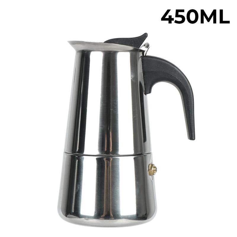 Product Introduction of Periuk Kopi untuk Dapur, Keluli Tahan Karat, Moka Espresso Latte, Penapis Dapur, Pembuat Kopi Moka, Tersedia dalam 2/4 / 6 / 9 Cawan, Periuk Pembuat Kopi Kitchenware 27