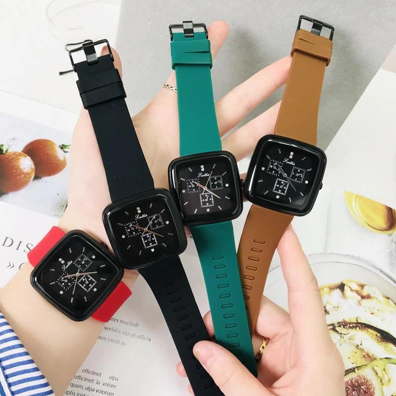Product Introduction of Jam Tangan Cewe Korea Analog Strap Rubber Jam Cewe Fashion Crono Silikon 1