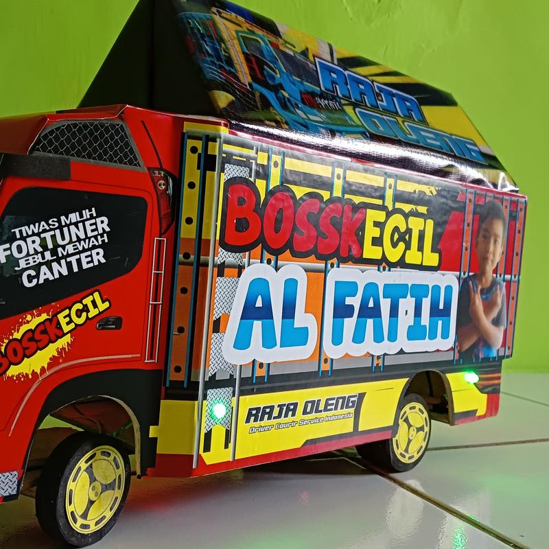 Truk oleng bisa kasih nama dan foto anak lampu 7