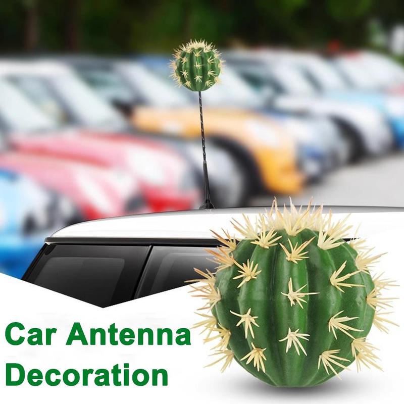 Product Introduction of Car Antenna Decoration Car Exterior Decoration Cute Cartoon Antenna Ball Roof Modification Immortal Ball Universal 12