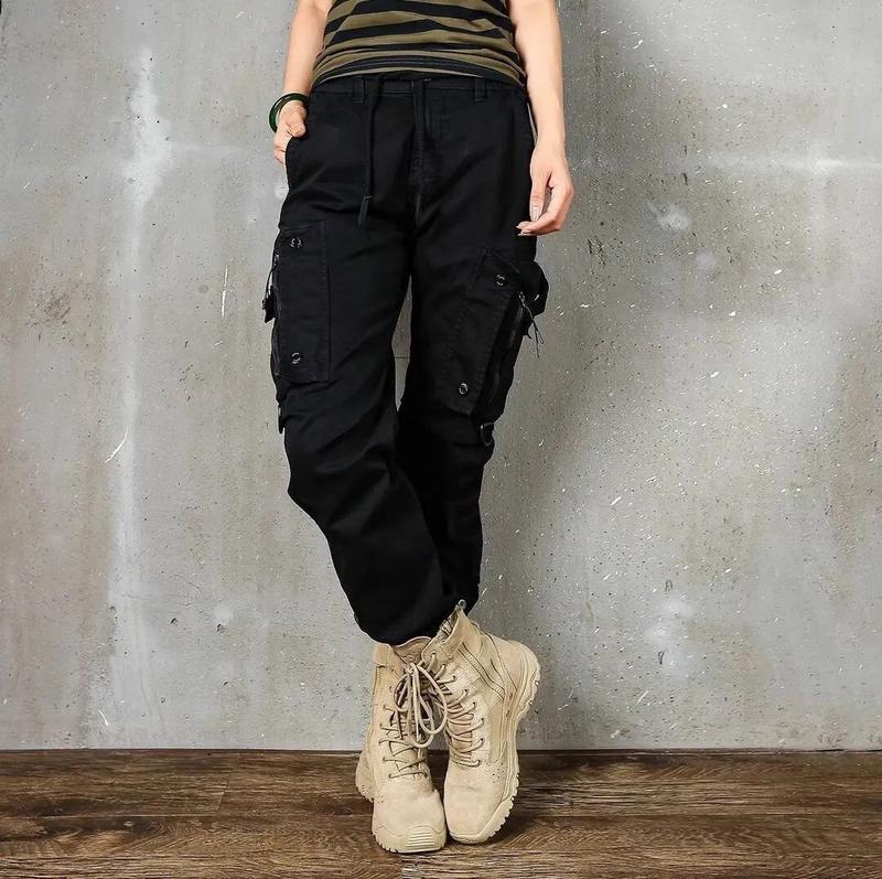 Product Introduction of 2023 Spring and Autumn New Unisex Cargo Pants Personality Versatile Slim Fit Trendy Outdoor Hiking Pants Men Jogger Sneaker 25