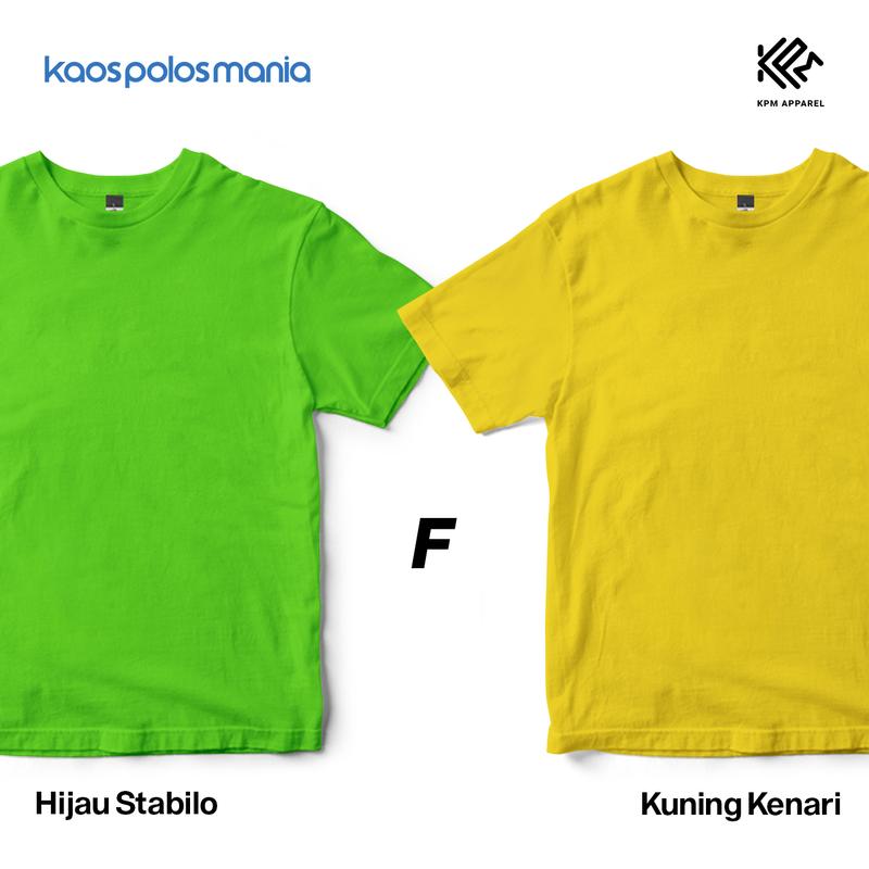 KPM Apparel 2 Pcs Kaos Classic Premium Reguler dan Big Size Cotton Combed 20s Nyaman Polos Basic Pendek 7