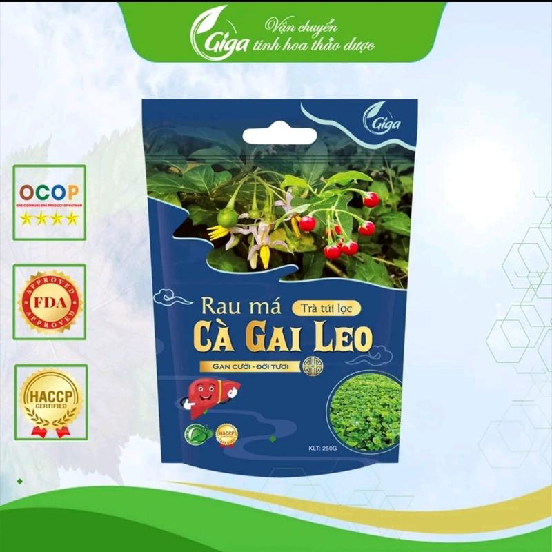 250 Gr Trà Cà Gai Leo Rau Má Giga 60 túi lọc Nước Trà Tea Chè Chua