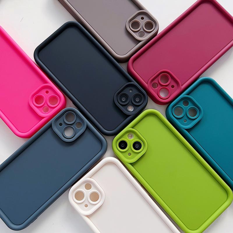 Product Introduction of Device new 16 Silicon Carbide phone case material solid color 14 15 mobile phone protective case 0