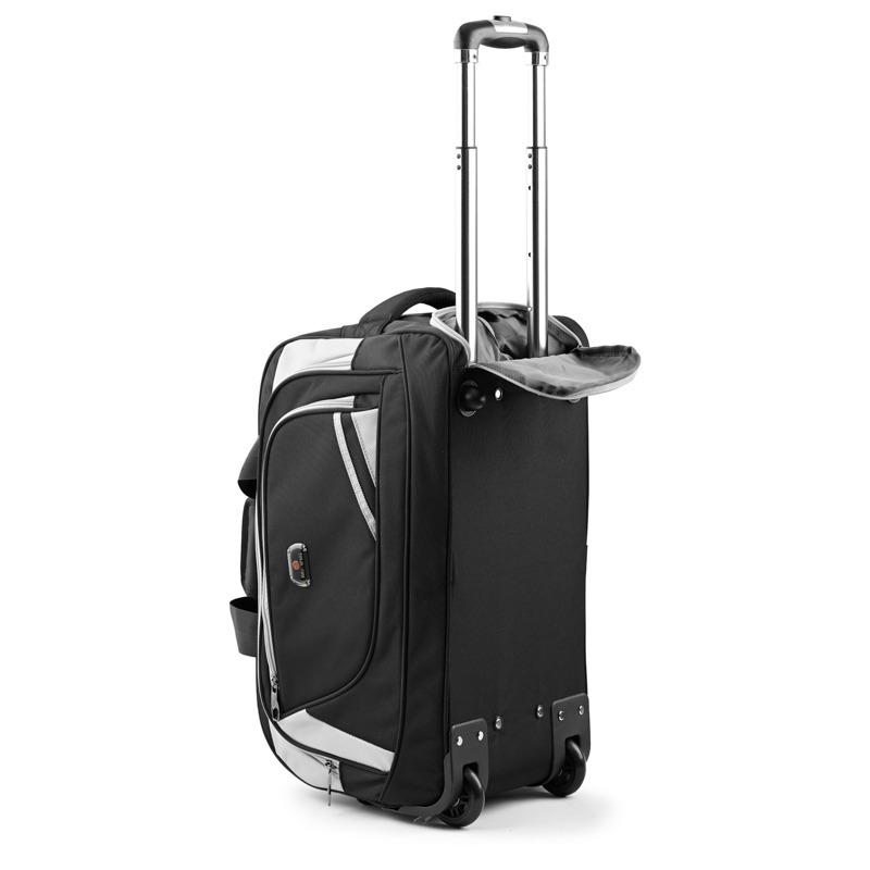 Túi du lịch cần kéo Mr Vui 115 có bánh xe, chất vải hạn chế thấm nước chống bám bụi và bền màu( KT 53 x 32 x 27 cm) Nam Nhung Hoa Da