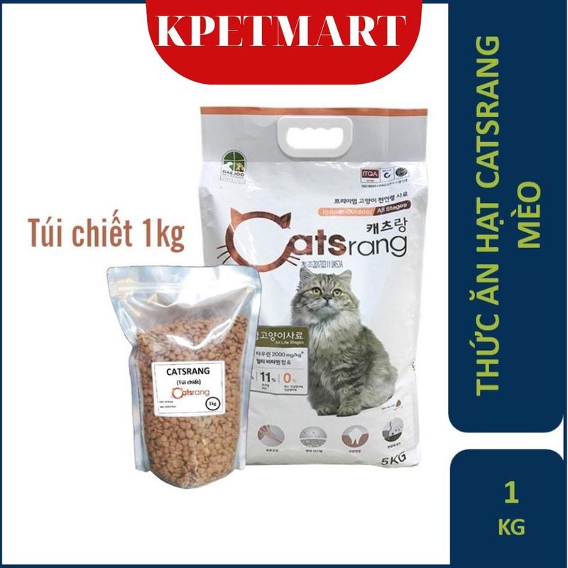 ( CATSRANG 1 KG ) - Thức Ăn Cho Mèo Catsrang túi 1kg (1000 gram) - Thức Ăn Mèo - Hạt Mèo- Cám Mèo