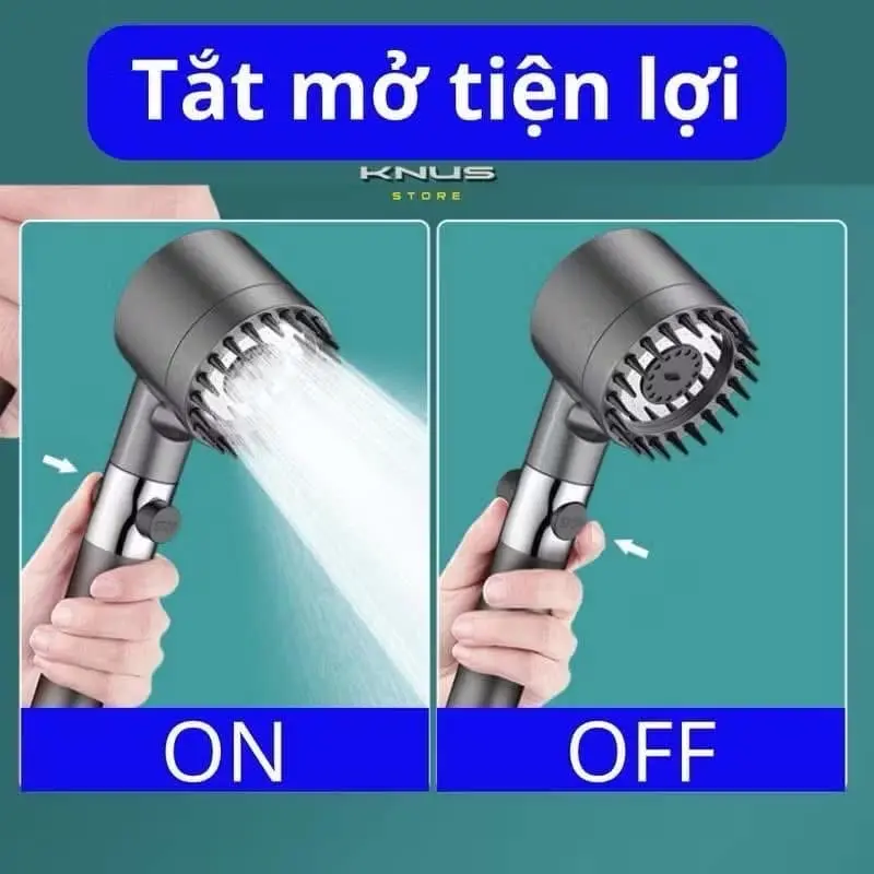 Vòi Hoa Sen Tăng Áp 4 Trong 1 Cao Cấp Nhật Bản 3