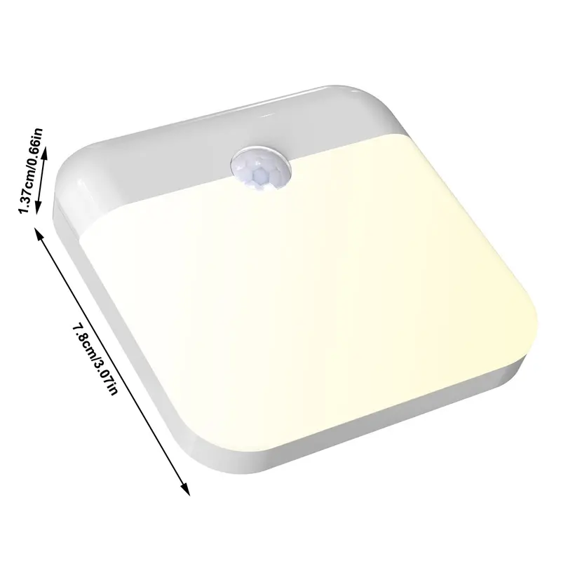 Đèn tường LED, Màu trắng ấm, Chiếu sáng trong nhà, Cảm ứng cơ thể người, Sạc thông minh, USB, Đèn ngủ LED, Tự động sáng lên 8