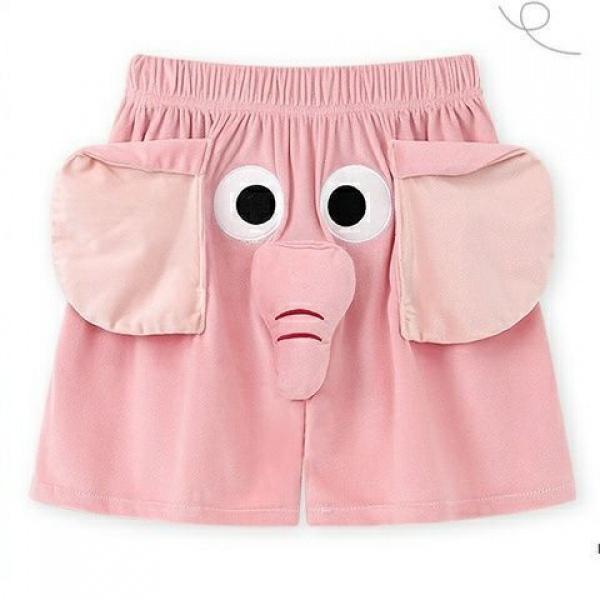 Quần Ngủ, Thiết Kế Dumbo Creak Vui Nhộn Quần Đùi Voi, Bộ Đồ Mặc Nhà Dáng Rộng Mùa Hè Dễ Thương Cho Nam, Thích Hợp Cho Nghi Lễ Trà, Dụng Cụ 4