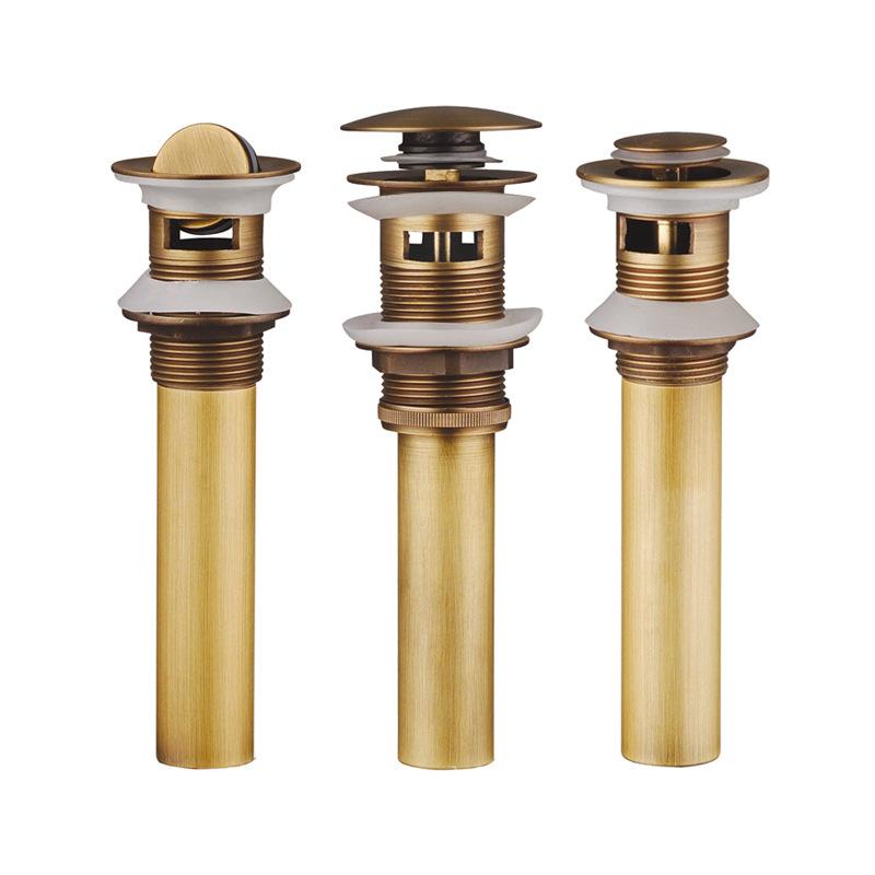 Brass Antique Bounce Type with Overflow Port Drainer Bathroo - TikTok ...