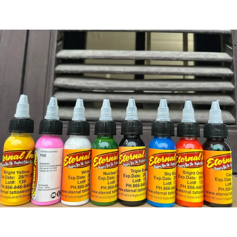 Mực tập xăm ETERNAL 30ml, mực xăm đẹp - Mực tập xăm giá rẻ 0