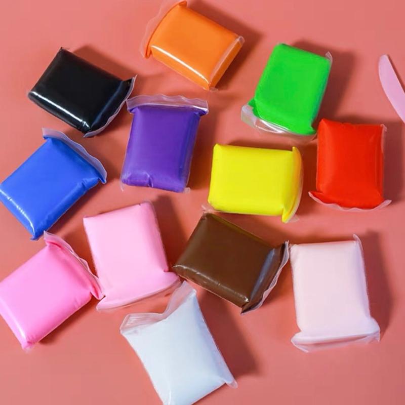 Đất sét siêu nhẹ tự khô 100g Toy Đồ Chơi - Màu trắng