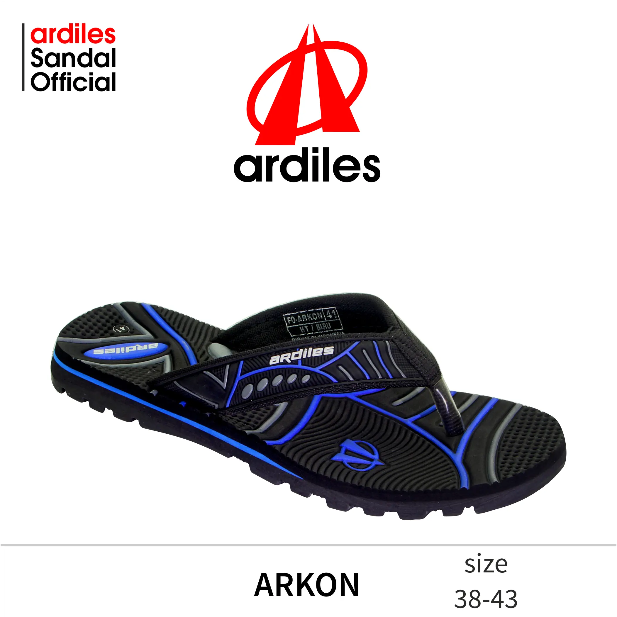 ARDILES SANDAL SENDAL JAPIT JEPIT SPON EVA PRIA LAKI LAKI DEWASA KEKINIAN ARKON
