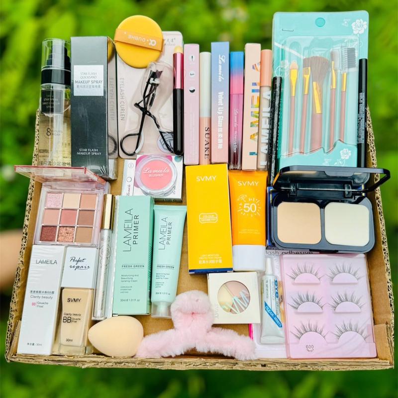 Bộ Sản Phẩm Trang Điểm ComBo Makeup Trang Điểm 22 Món Y10 Đầy Đủ Cho Nữ Gồm phấn phủ+kem nền+bảng mắt+kem lót+chì kẻ chân mày+xịt khoá nền +bút kẻ mắt ... Mỹ Phẩm