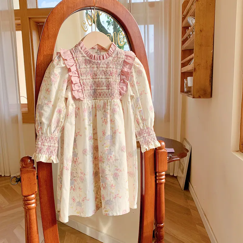 [Babydoraa] DS-135 DuduCream Dress Anak Perempuan Kualitas Premium usia 1-7 tahun
