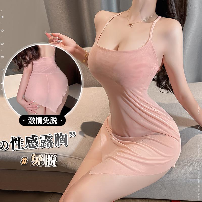 Váy Ngủ Gợi Cảm, Đồ Lót Nữ, Bán Chạy, Xuyên Thấu, Gió Đam Mê, Thiết Kế Dễ Thương Và Gợi Cảm, Thích Hợp Cho Kích Thước Ngực Nhỏ Áo Ngực Cỡ Lớn, Áo Choàng Chiến Đấu Trên Giường 1