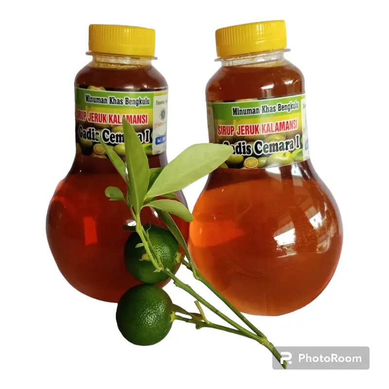 Sirup jeruk kalamansi 330 ml/ Gadis cemara / oleh oleh khas bengkulu 4