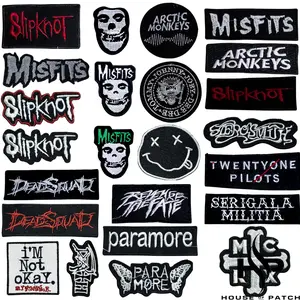 PATCH BORDIR EMBLEM BORDIR PATCH MUSIK BAND SLIPKNOT MISFITS
