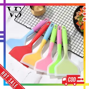 Spatula Silikon Tamagoyaki Heat Resistant / Spatula Omelet Pizza Pancake Bahan Silicone