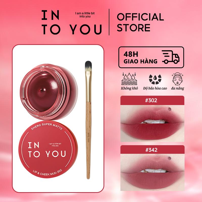 INTO YOU Son Bùn Dạng Hũ Son môi và má hai trong một dạng mousse 5g