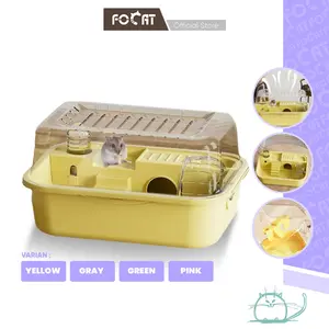 FOCAT X Kandang Hamster / Rumah Hamster Sugar Glider F18 Hamster Cage Portable