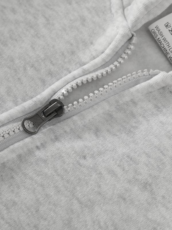Men's Regular Fit Solid Half Zip Hoodie, Autumn Jumper Casual Long Sleeve Zipper Pullover for Fall & Winter, Going Out Tops, Fashion Men's Clothes for Daily Wear 6