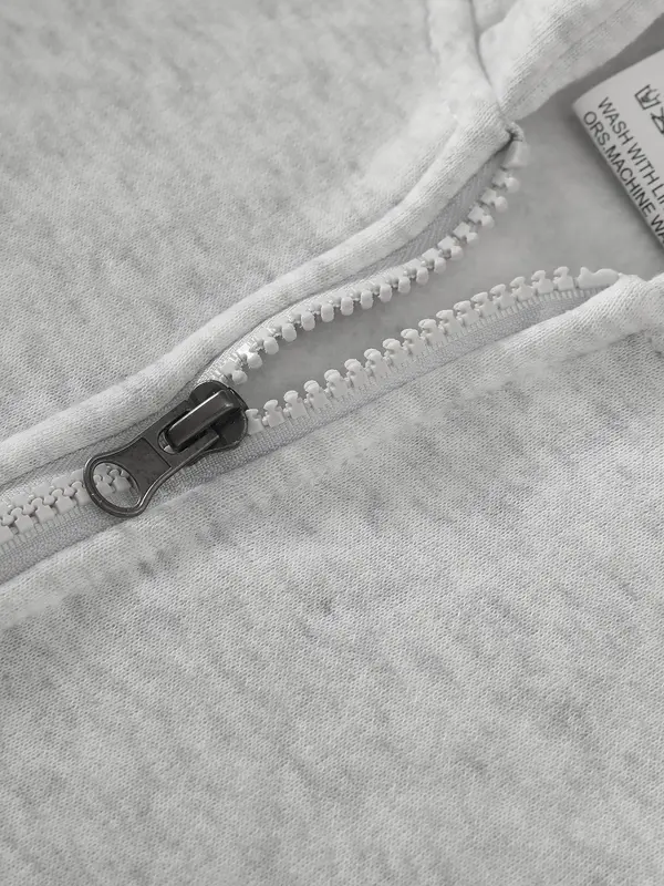 Men's Regular Fit Solid Half Zip Hoodie, Autumn Jumper Casual Long Sleeve Zipper Pullover for Fall & Winter, Going Out Tops, Fashion Men's Clothes for Daily Wear 6