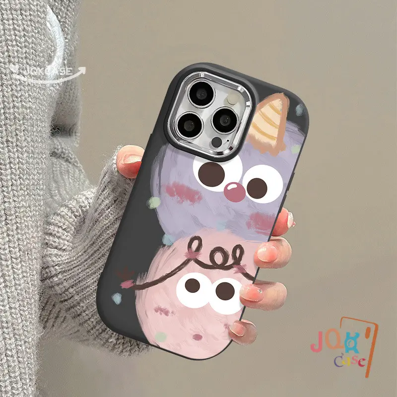Kartun Manis Indah Bola Monster Titik Case Untuk Infinix Hot 30i 40 30 40i 20 20i 40 Pro Hot 11 10 9 Play 10Lite Smart 6 7 5 8 Plus 8HD 8Pro Tecno Spark 10C GO 2024 10 20C Go 2023 20 Pro Note 40 30 Pop 7 8 Macaron Mode Tren Cover 2