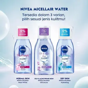 Nivea Micellar Water Pearl White | Oil & Acne Care 125ml | 200ml | 400ml