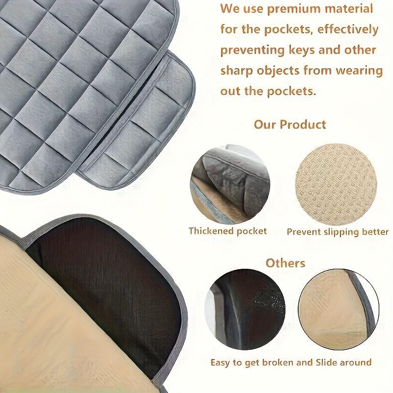 Universal Oval Car Seat Cushion, Soft & Breathable Car Seat Protector, Anti-slip Lightweight & Portable Car Seat Cover, Car Interior Accessories 8