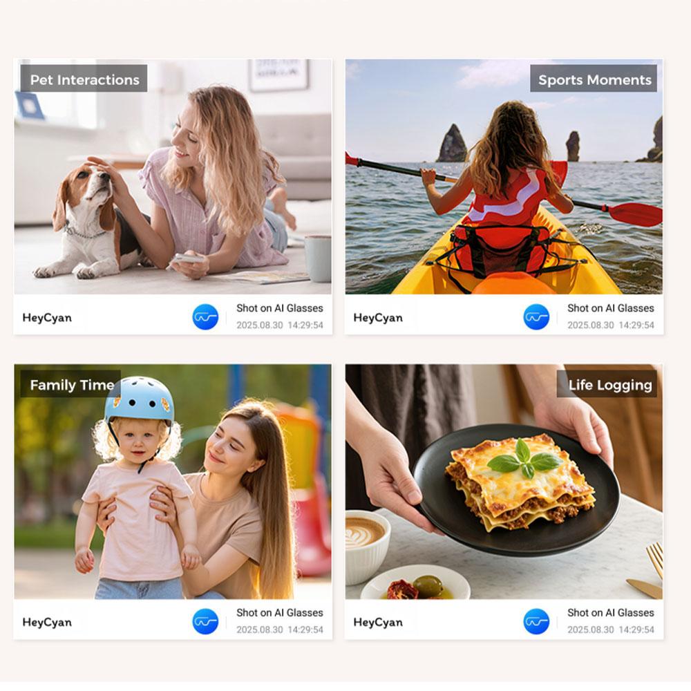 M02 AI Smart Glasses 8MP Camera Video Recording 100+Languages Translation Sunglasses Bluetooth Call Music Play with Charging Box - Image 4