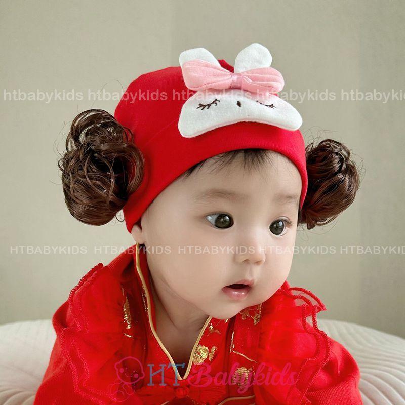 Tuban Tóc Giả Hoa Mai Xinh Cho Bé Gái Đi Chơi Noel Tết 9