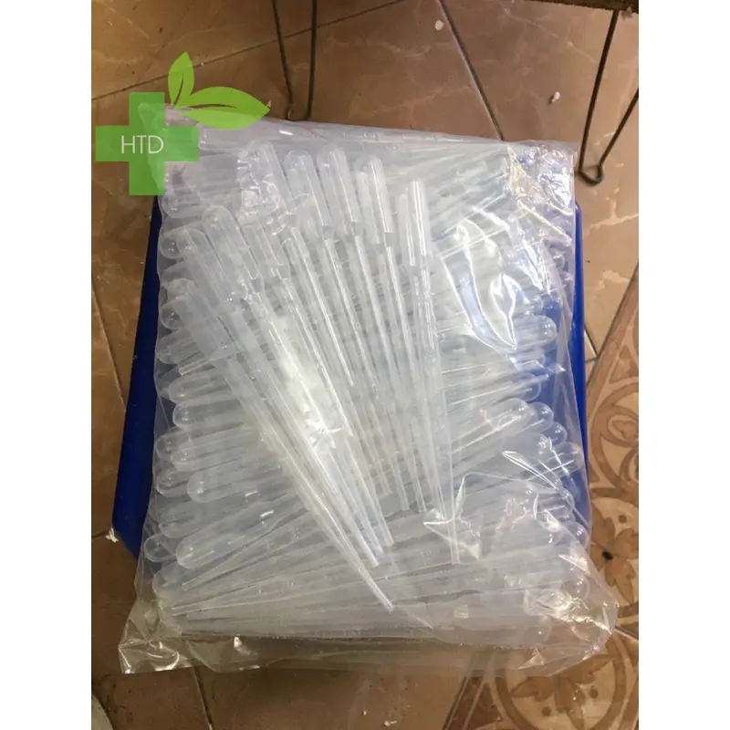 ống nhỏ giọt, ống pipet ( túi 100 cái) Dùng Trong Thí Nghiệm, Cho Bé Ăn, Đong Định Lượng 1