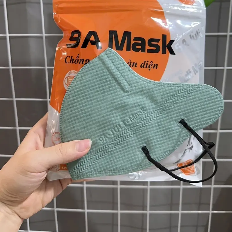 [ Mua 100c tặng 20c 5D] Khẩu trang 9A JULI 5 lớp kháng khuẩn,chống nắng,dày dặn che kín khuôn mặt-KT9A3 6