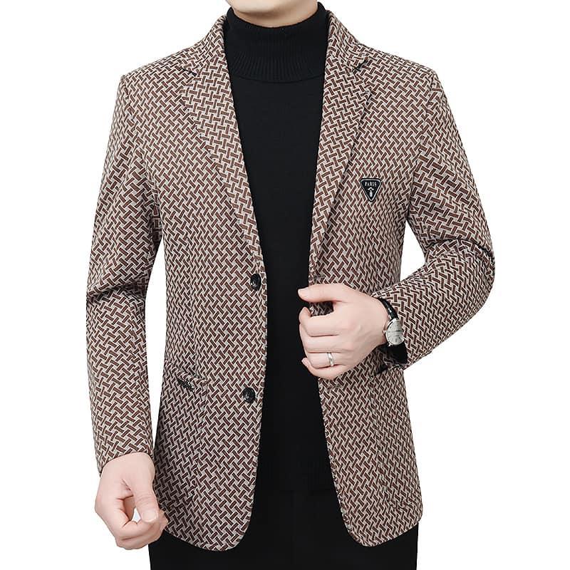 Áo vest công sở dạ lông cừu AK09 Menswear Nam Kem