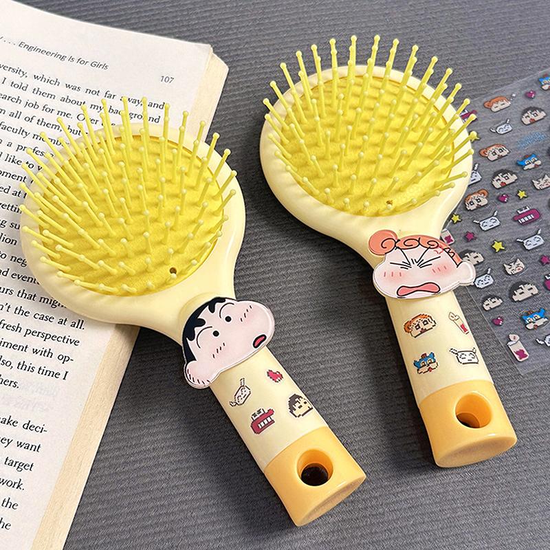 Product Introduction of Cartoon Handheld Mirror Comb Cartoon Air Cushion Comb Portable Student Dormitory Girlfriend Style Handheld Hairdressing Comb 23