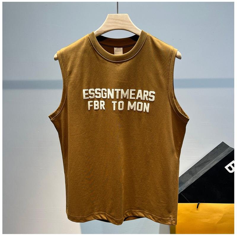 Product Introduction of Men's Clothing Men's Sports Fitness Vest Men's Summer Internet Celebrity Sleeveless T-Shirt Men's New American Style Printed Fashion Tank Top 6