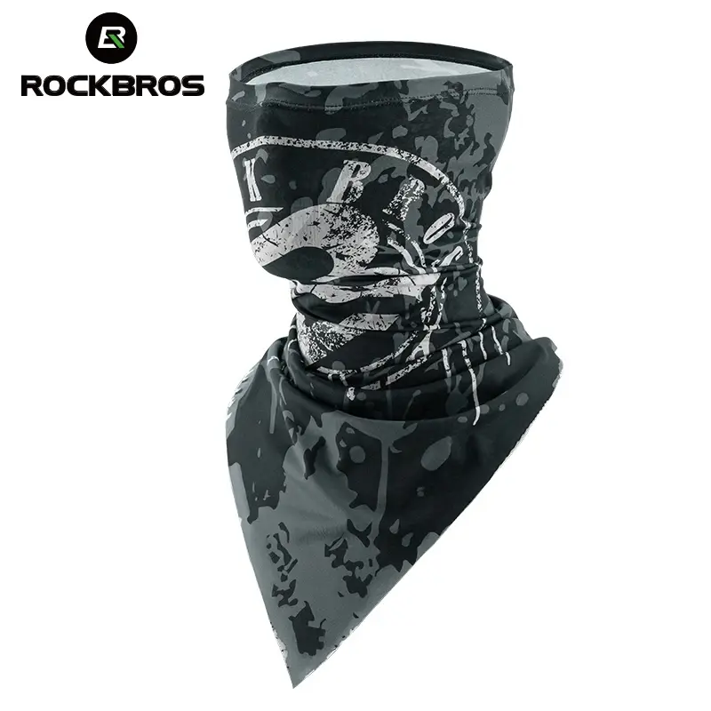 ROCKBROS Cycling Triangle Face Mask Summer Anti-UV Sun Protection Neck Scarf Outdoor Sports Magic Scarf For Bike