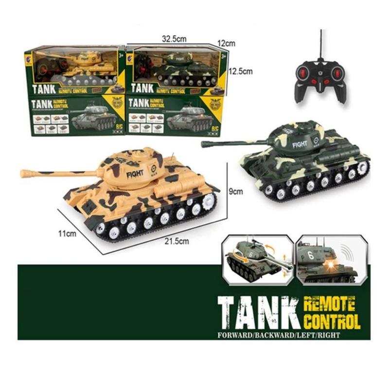 Mainan Anak RC TANK REMOTE CONTROL Tank RC Ada Lampu & Suara Tank RC 5