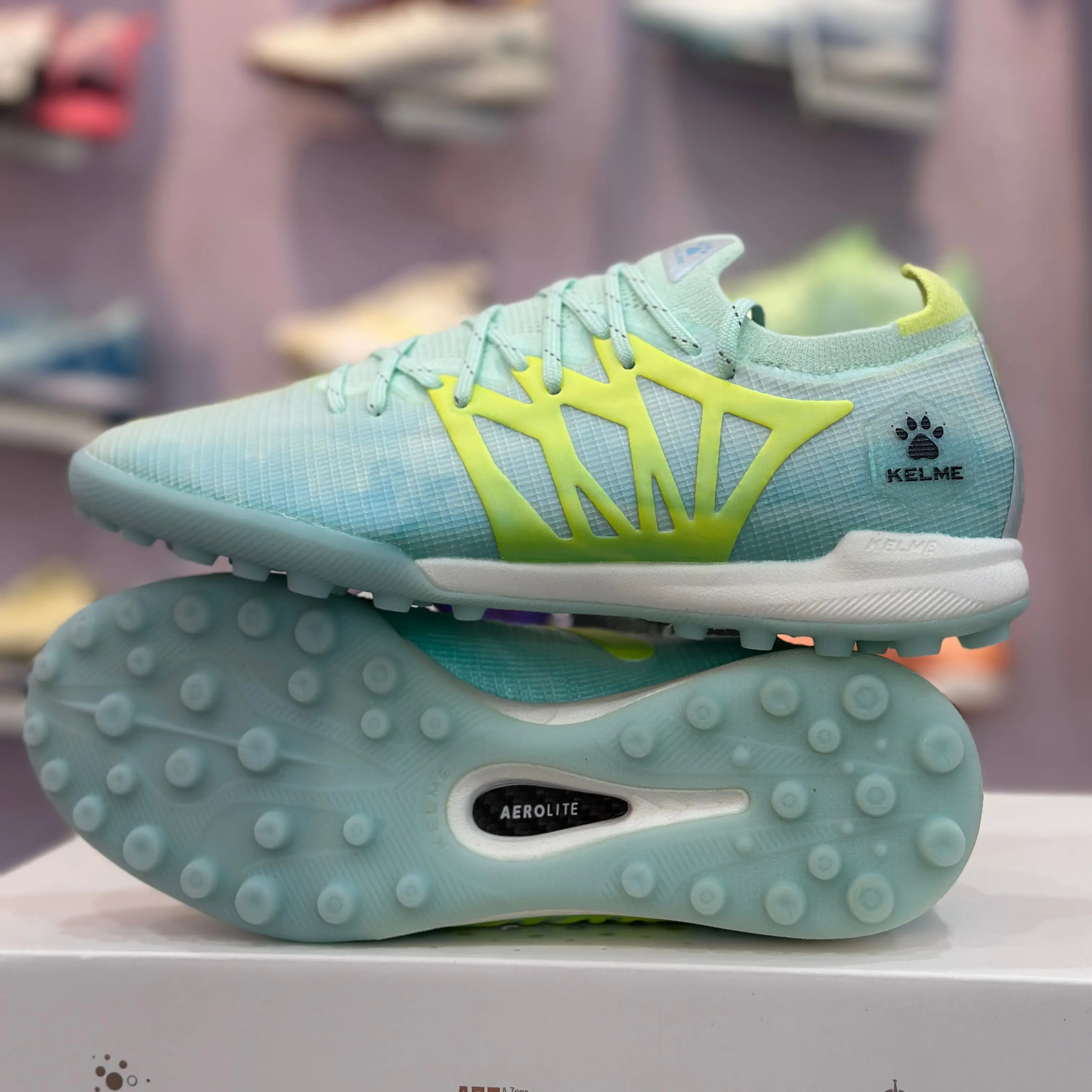 Giày Bóng Đá Kelme 9412zx1199 Màu Xanh