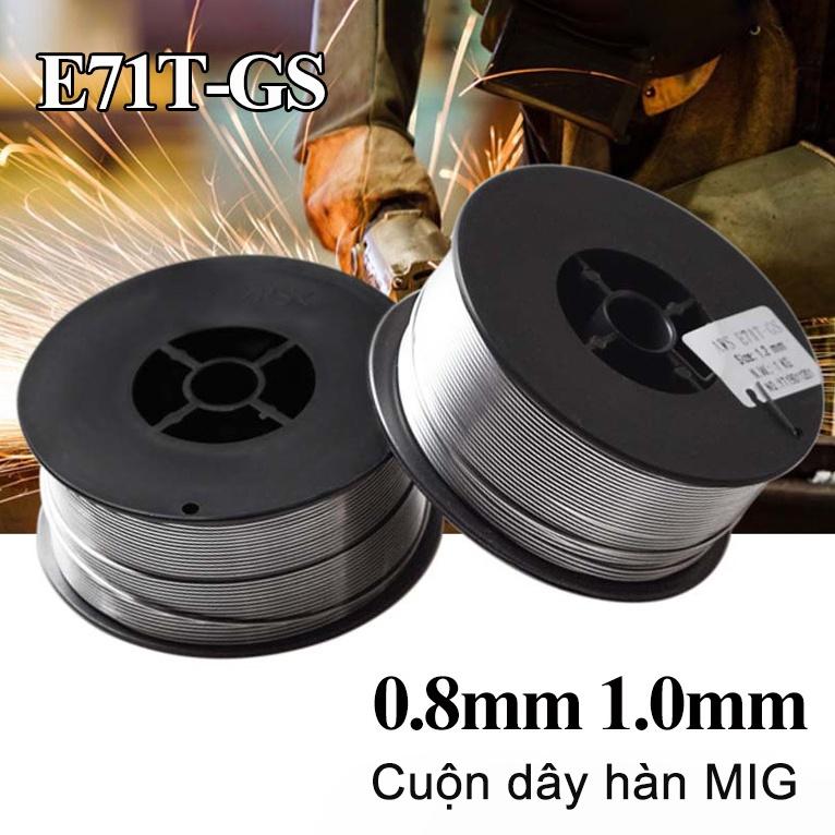 Cuộn dây hàn không dùng khí 1kg, 0.8mm và 1mm DÀNH CHO MÁY HÀN MIG