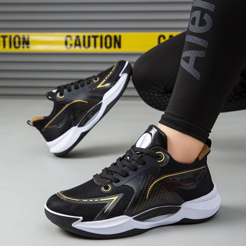 Product Introduction of [Store Hot Sale] 2025 New Shock Absorption Non-Slip Flyknit Men's Shoes Leisure Sports Soft Bottom Breathable Running Shoes High Elastic Wear-Resistant Race Shoes 6